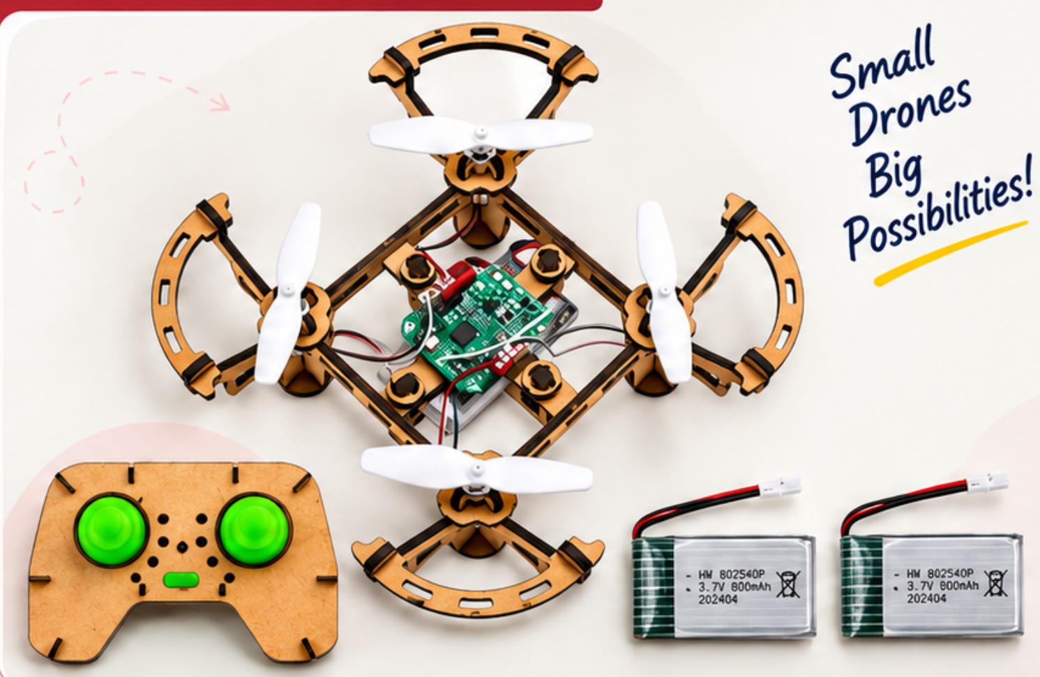 Drones & Aeromodelling station in school Innovation Lab