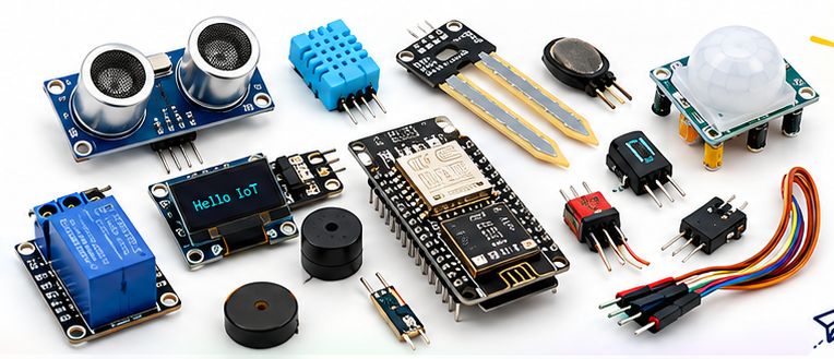 IoT & Electronics station in school Innovation Lab