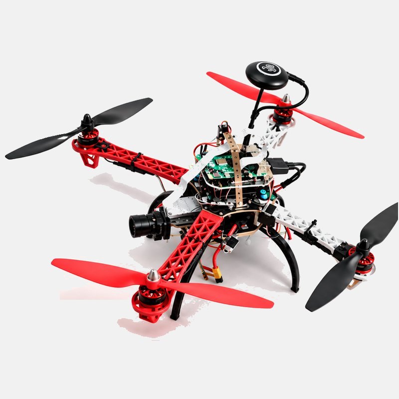 Class ON S500 quadcopter drone with Pixhawk flight controller, GPS module, HD camera and brushless motors