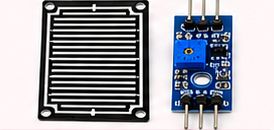 Rain drop sensor module for school IoT projects