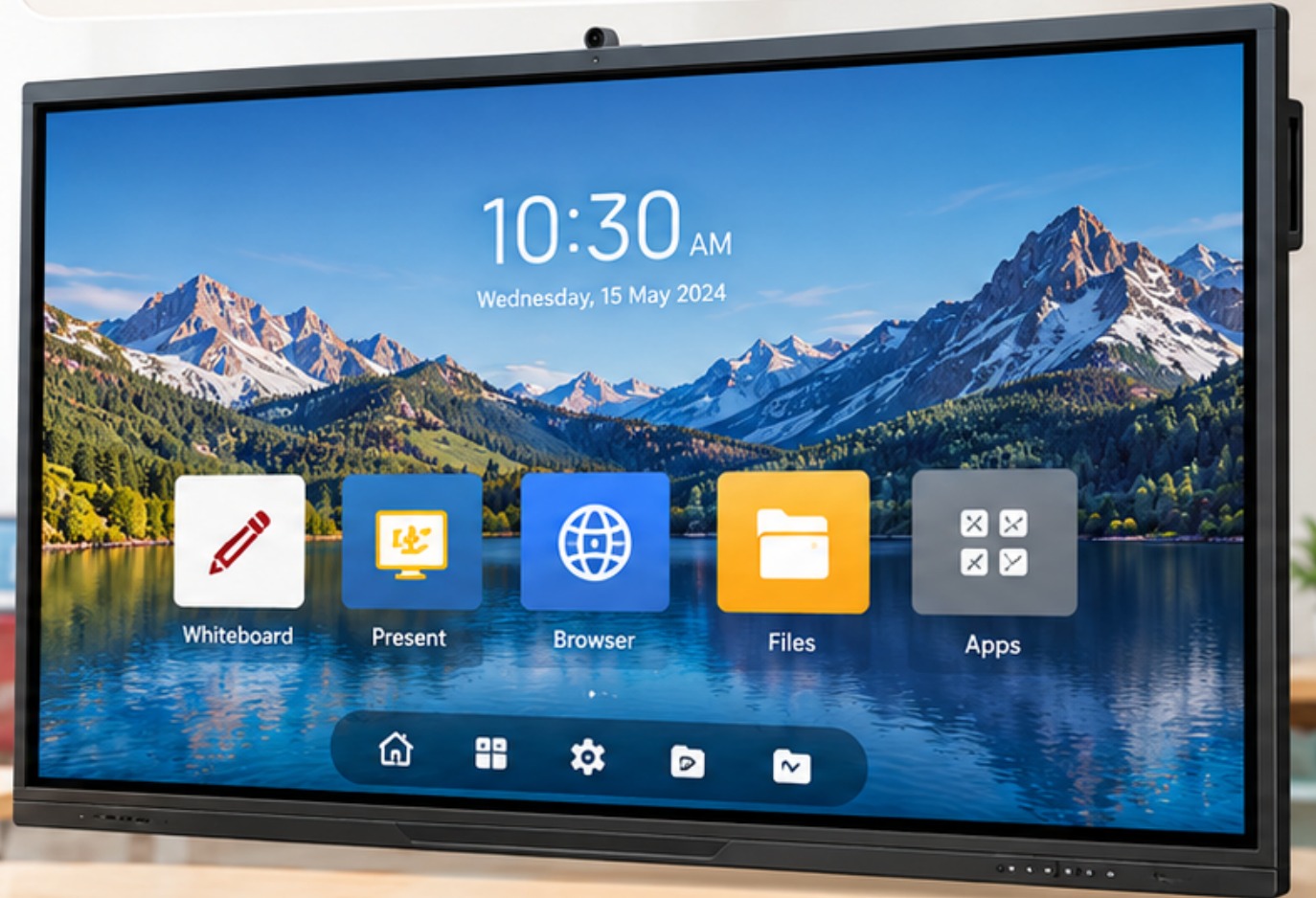 65 inch smart interactive learning panel with 4K display for classrooms