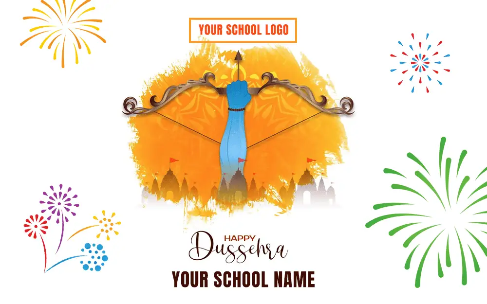 School community celebrating educational festivities illustration