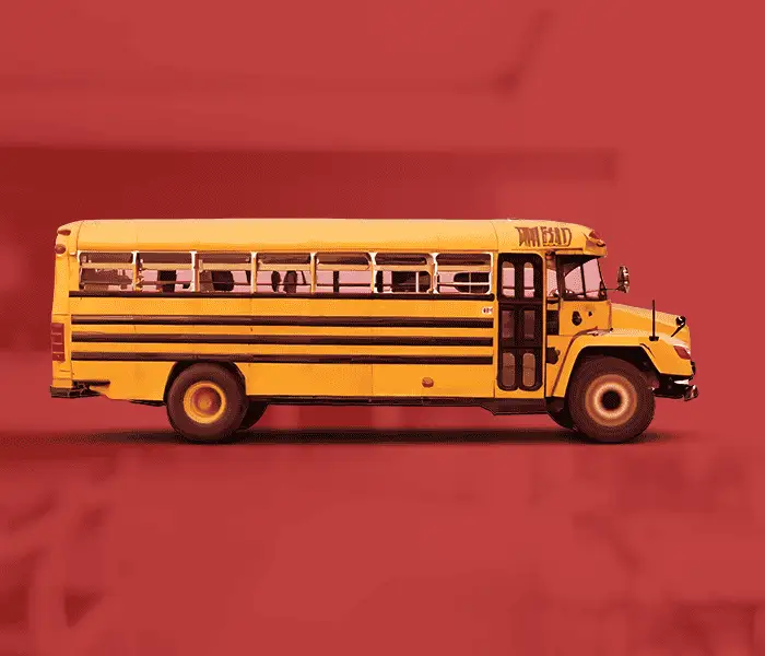 Features guaranteeing secure school transportation graphic