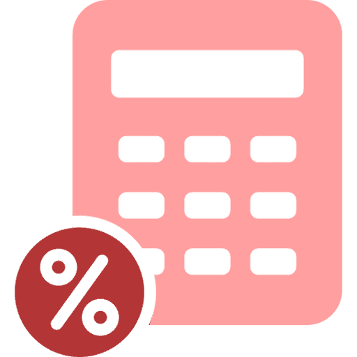 Daily financial balance and ledger calculation icon