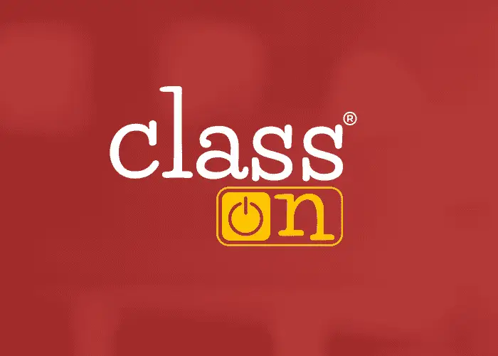 Smart school setup with Class ON ERP software graphic
