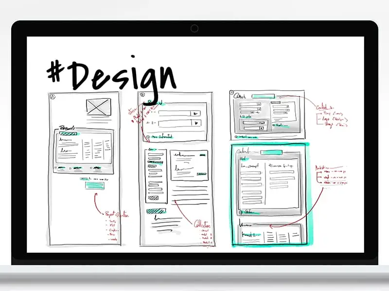 Custom school website designing and development illustration