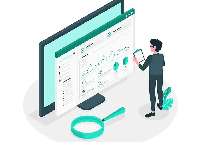Integrated admin portal for school website management icon