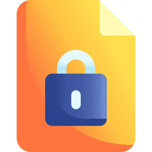 Data security and protection icon