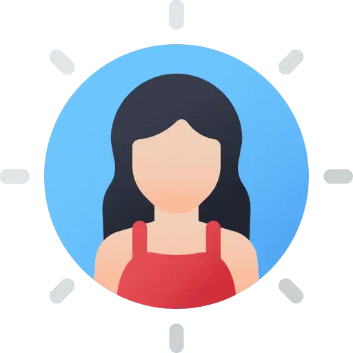 Direct human support communication icon