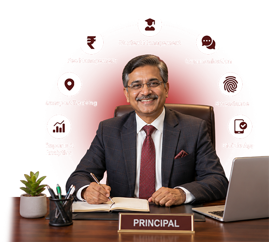 Class ON school ERP call to action illustration
