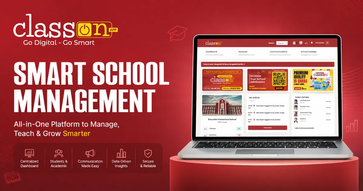 School Management software App | Class ON App Products
