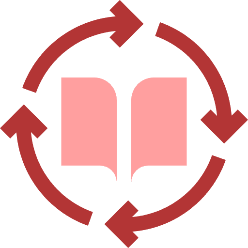 Library incorporation with learning management system icon