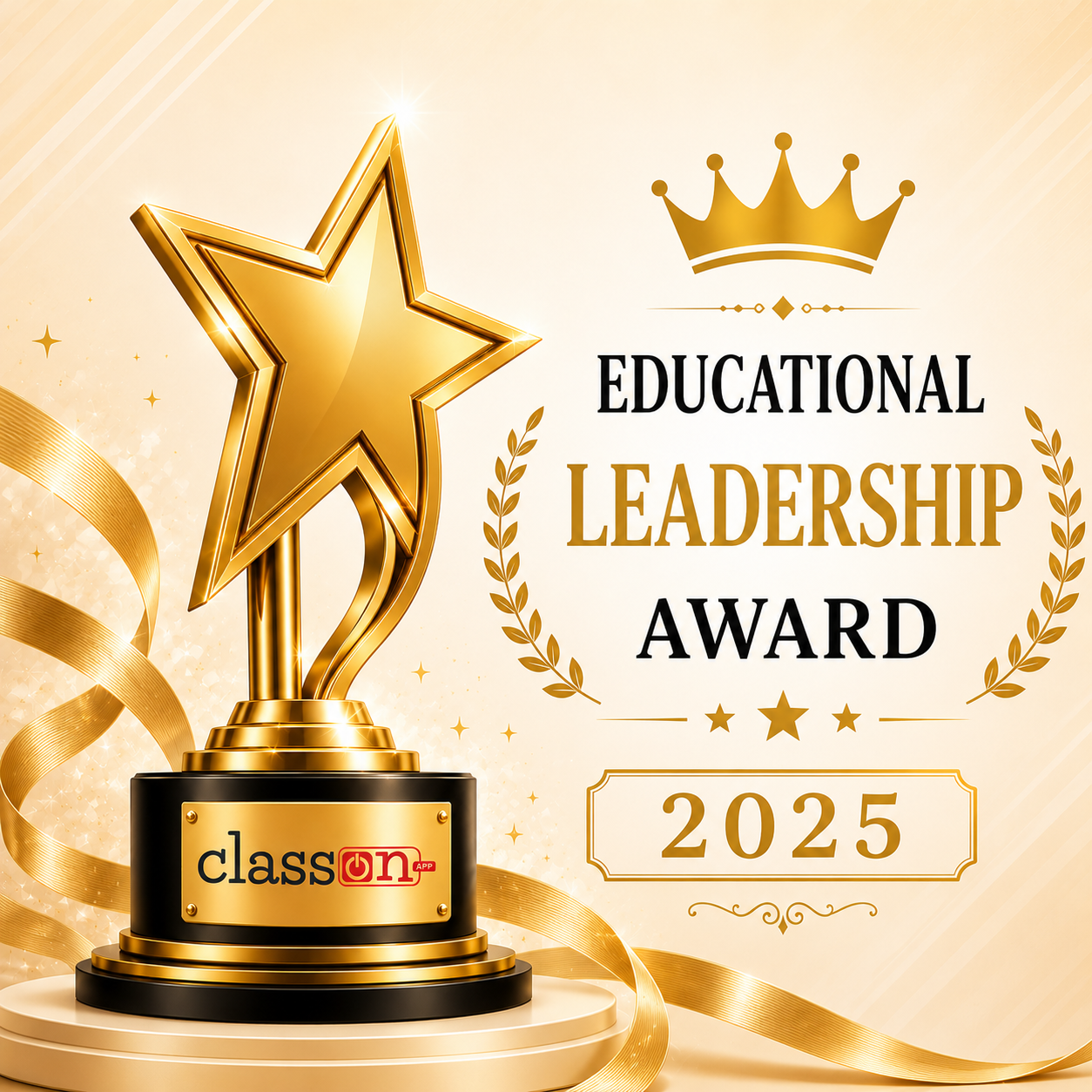 Educational Leadership Award 2025 - Milan Hans Class ON AI Powered School ERP Software