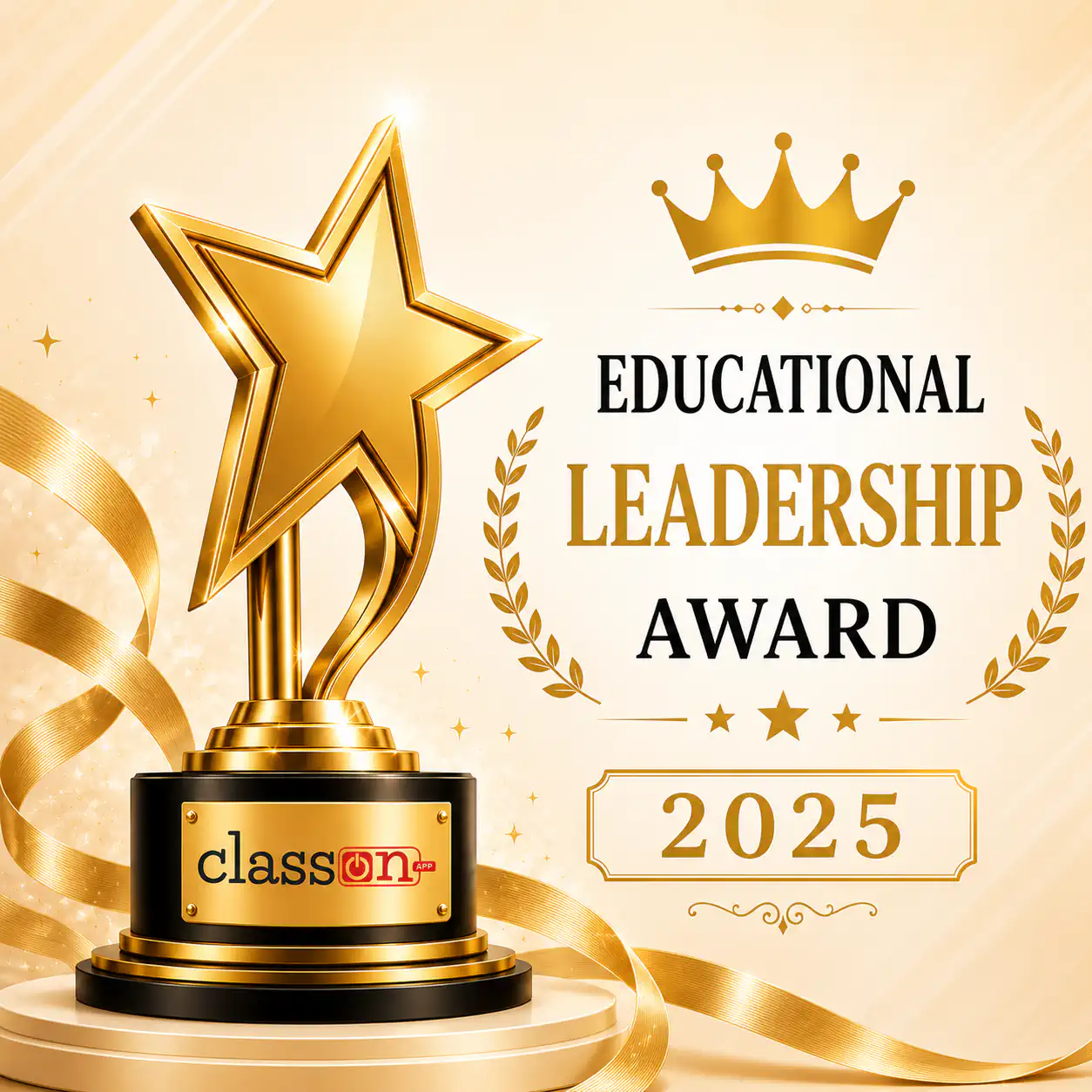 Educational Leadership Award 2025 - Milan Hans Class ON AI Powered School ERP Software