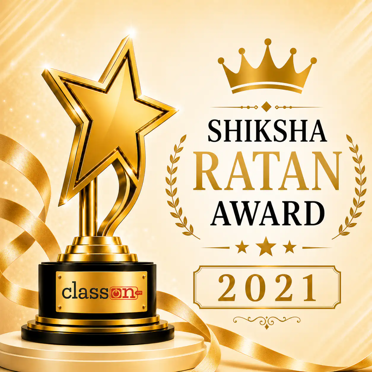 Shiksha Ratan Award 2021 - Milan Hans Class ON AI Powered School ERP Software