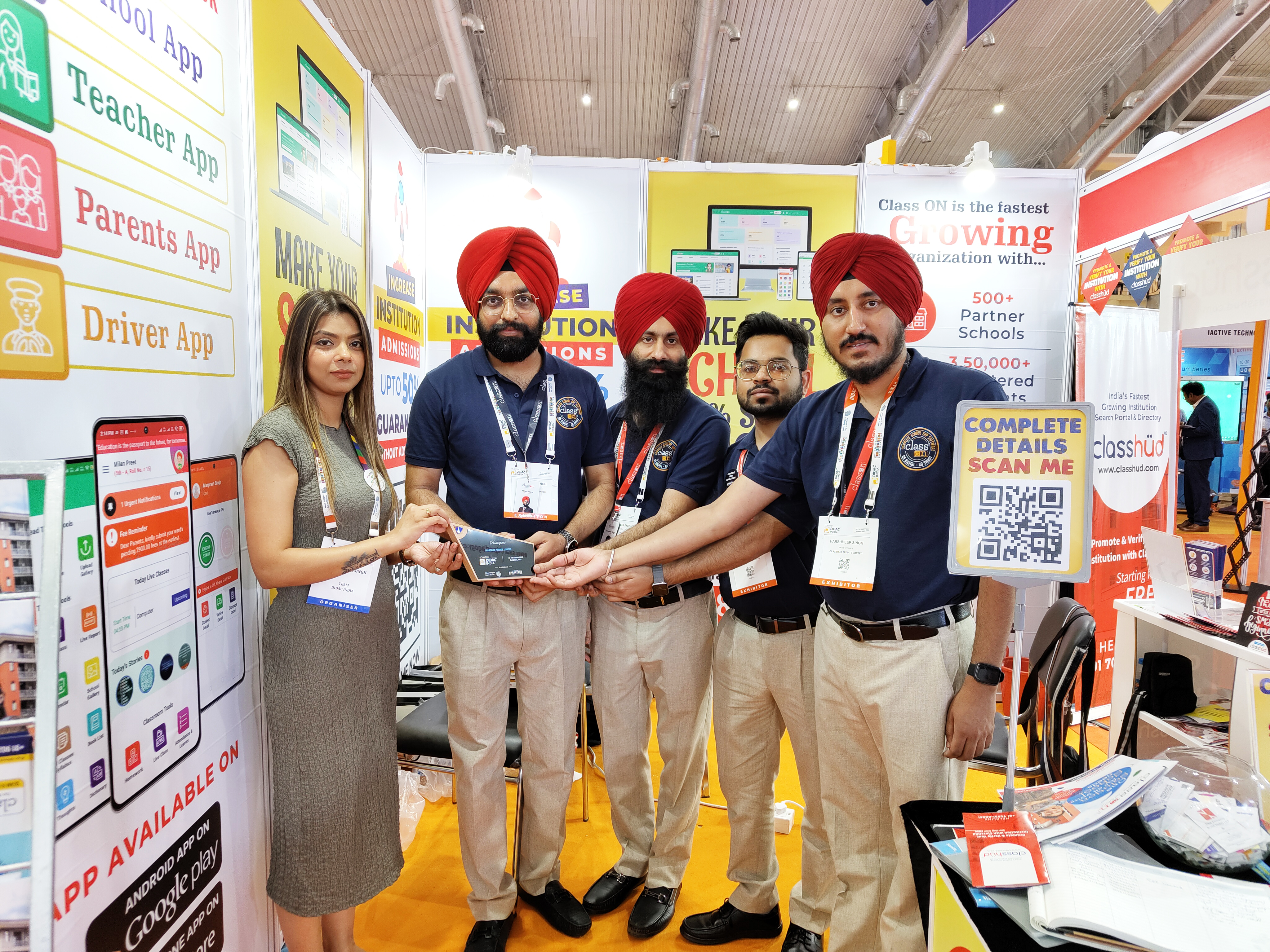 Class ON Team Honor at DIDAC Expo 2024, Bangalore