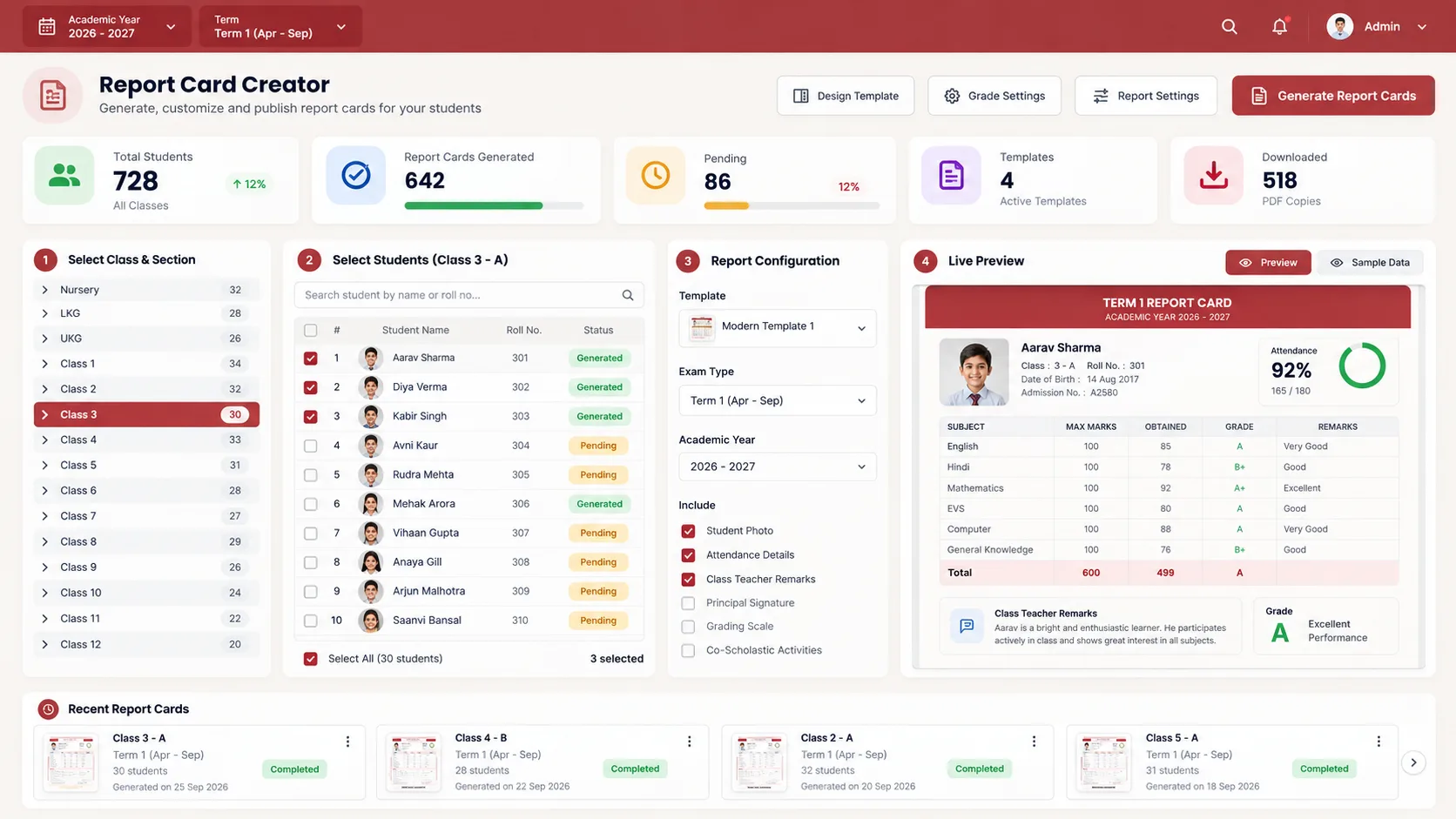 Report Cards You Will Love to Share Preview
