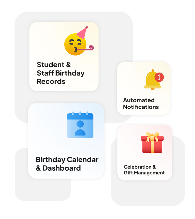 Birthday Manager for schools
