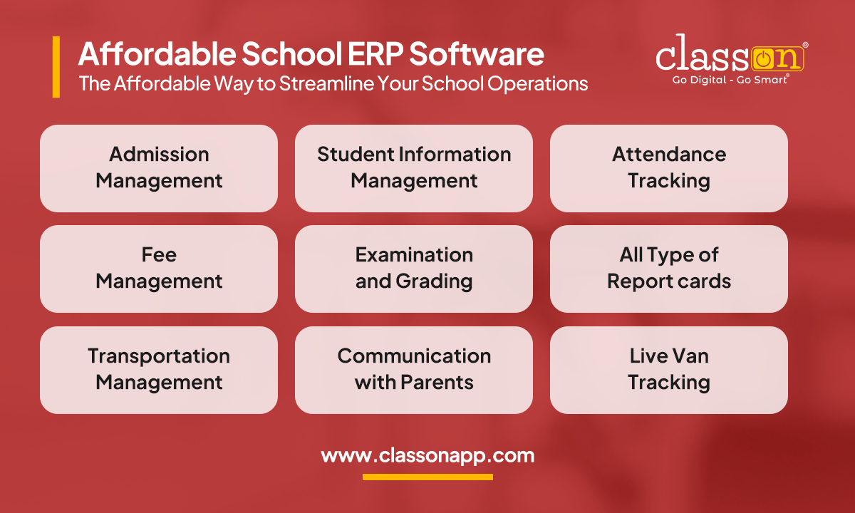 Affordable School ERP Software