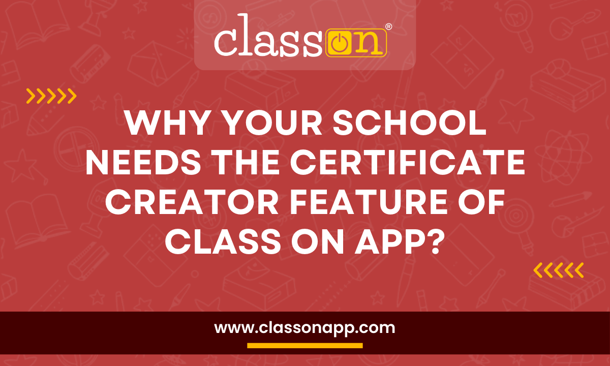 Certificate Creator for Schools